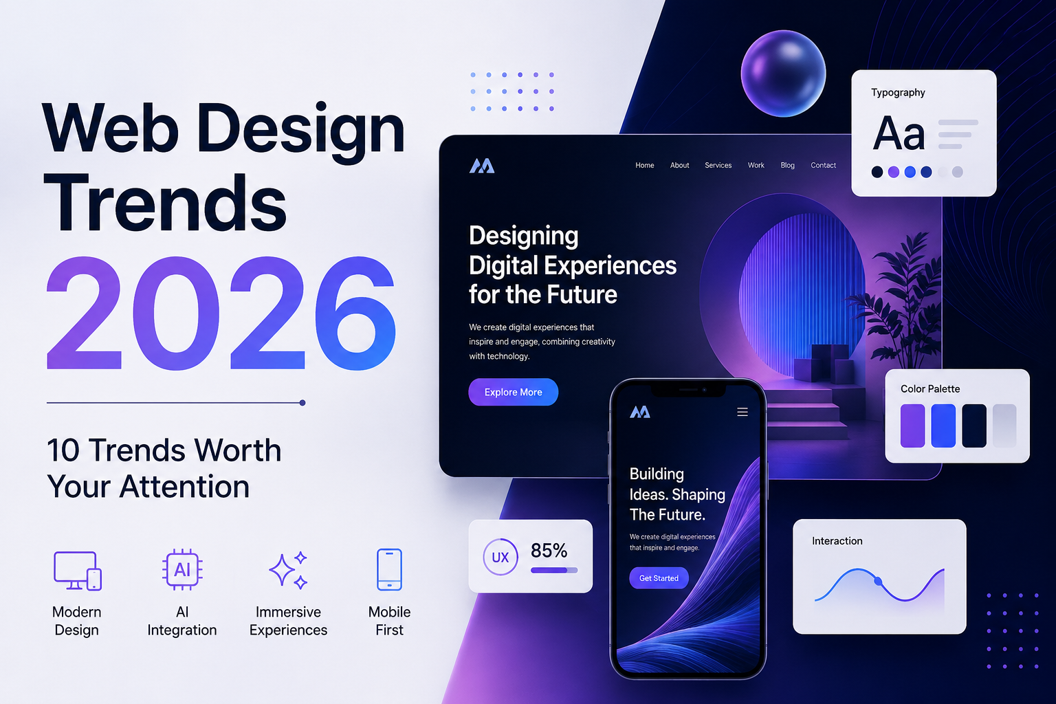 Web Design Trends 2026: 10 Trends Worth Your Attention