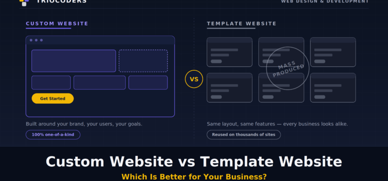 triocoders-custom-vs-template-website-linkedin-image